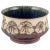 Ceramic Scandinavian Handmade Ceramic Earthenware Bowl with Incised Floral Decoration For Sale - Image 7 of 7