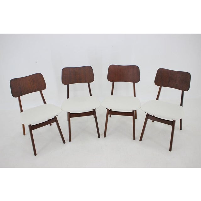 Teak Dining Chairs Model 74 by Ib Kofod-Larsen, Denmark, 1960s, Set of 4 For Sale - Image 4 of 16
