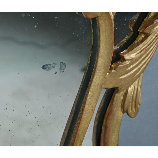 Mid-19th Century Napoleon III Louis XV Giltwood Mirror with Parcloses For Sale - Image 10 of 16