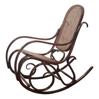 Antique Bentwood Rocking Chair, 1890s For Sale