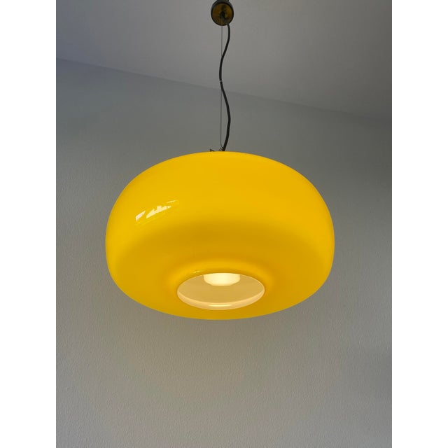 Mid-Century L114 Murano Ceiling Lamp by Oreste Vistosi and Peter Peltzel for Vetreria Vistosi, 1960s For Sale - Image 4 of 18