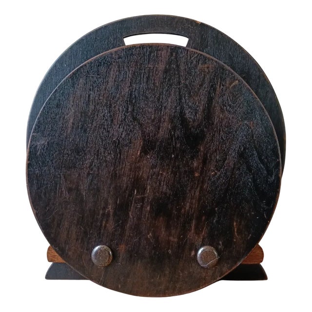 Modernist Magazine Rack, 1920s For Sale