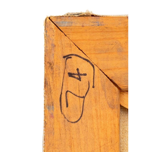 Tan John Braden Seated Female Nude Oil on Canvas For Sale - Image 8 of 8