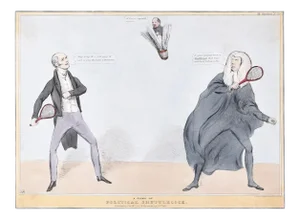 A Game Of Political Shuttlecock – Reform Bill! - Lithograph by J. Doyle - 1831 1831