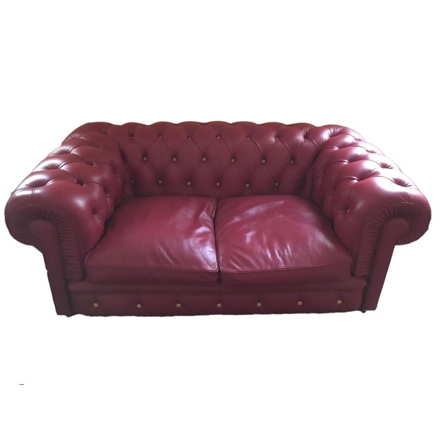 Red Leather Sofa from Poltrona Frau, 2020 For Sale - Image 10 of 10