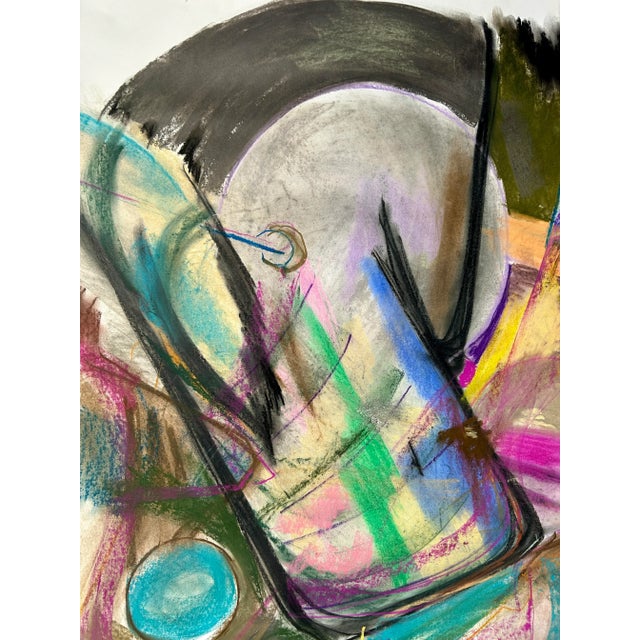 Original contemporary take on abstract expressionism on paper by Erik Sulander. In the milieu of contemporary abstraction,...