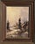 Hermann Dieste, Winter Forest Landscape, 1980s, Oil, Framed For Sale - Image 3 of 12