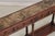 Brown Mahogany 2 Drawer Marble Top Console Table For Sale - Image 8 of 17
