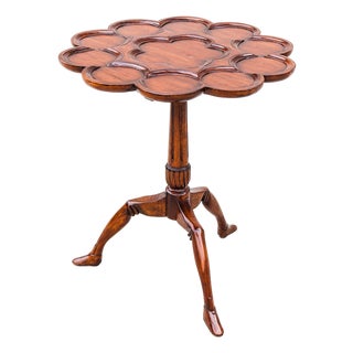 Early 20th Century Isle of Man Solid Mahogany Tilt-Top Tripod Supper Table For Sale