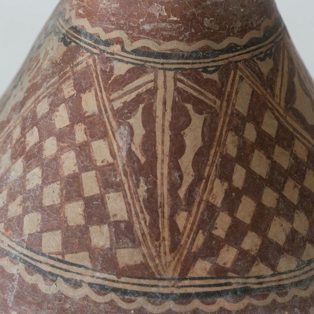 2000 - 2009 19th Century Aït Chenacha Berber Kabyle Terracotta Jug, Algiers For Sale - Image 5 of 9