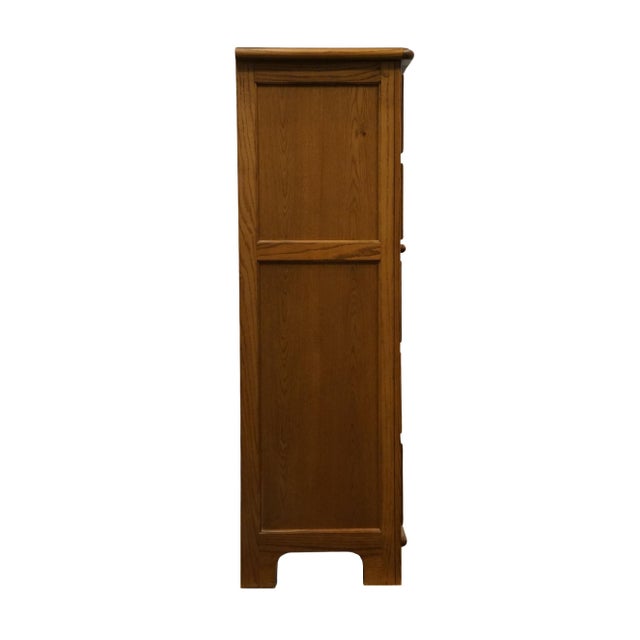 Thomasville Impressions Wyndam Hill Collection Solid Oak Country French 40" Chest of Drawers 26411-510 For Sale - Image 10 of 11