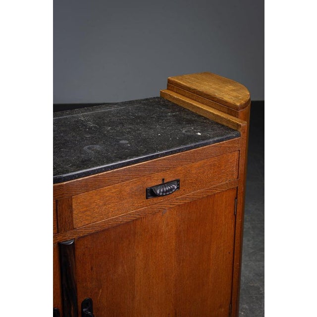 Vintage Amsterdam School Sideboard, 1930s For Sale - Image 9 of 15