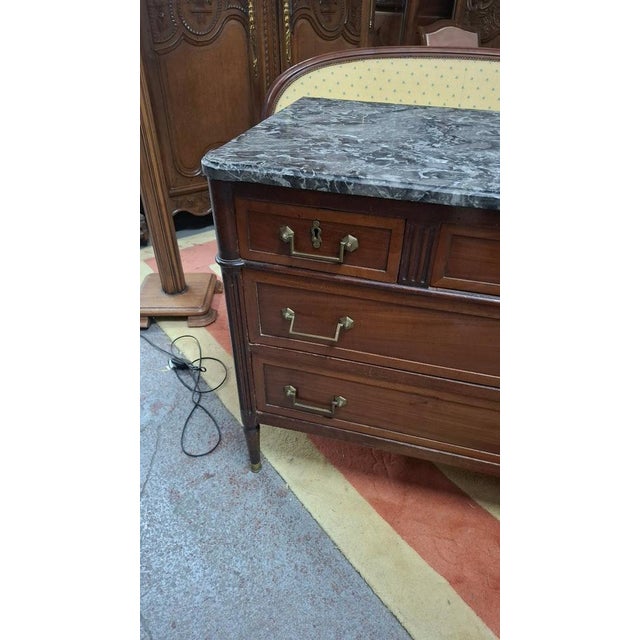 Antique Louis XV Chest of Drawers, 1890s For Sale - Image 6 of 9