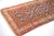 Navy Blue 1940s Water Garden Runner Rug , 4 x 15.5 For Sale - Image 8 of 11