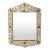 Vivienne 20 in. W x 28 in. H Bone Inlay Vertical Accent Wall Mirror, Wood & Bone Inlay For Sale
