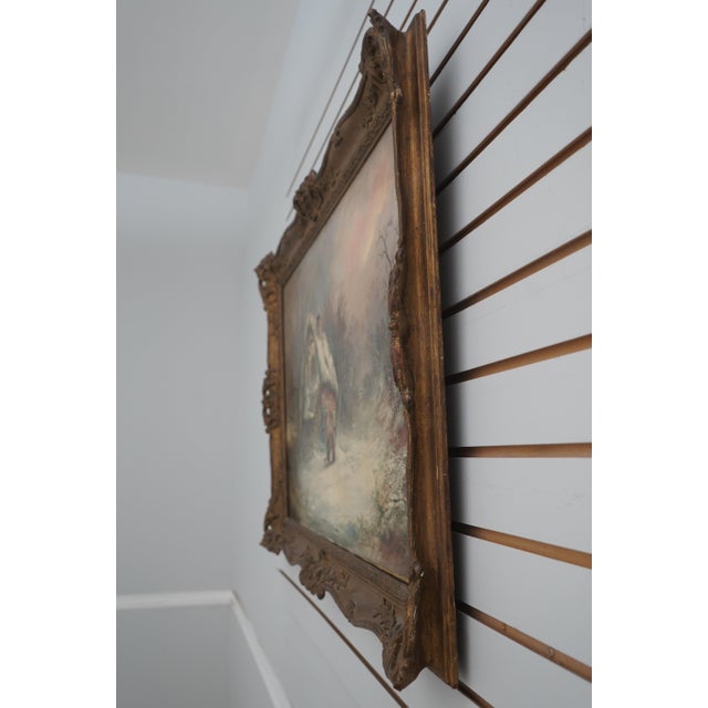Age: C: 1880-1910 Details: Unknown Artist Find Carved Details High Quality Construction Professionally Framed Stunning...