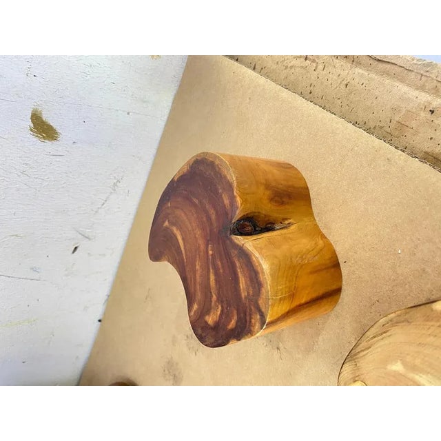 Brown Brutalist Olive Box, France, 1950s For Sale - Image 8 of 11