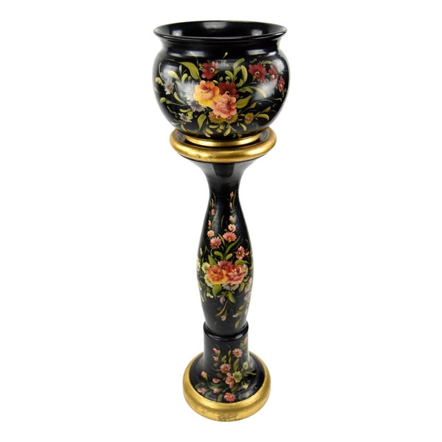 Late 19th Century Jardiniere Planter With a Stand For Sale