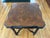 Vintage Barley Twist Burl Wood Side Table For Sale - Image 4 of 9