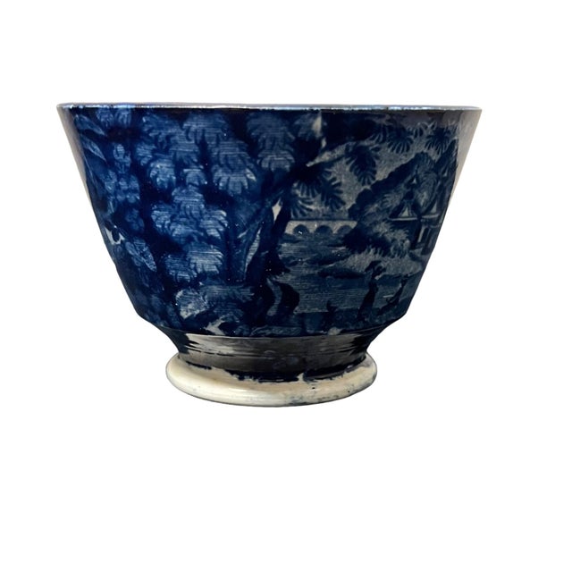 Late 19th Century Historical English Staffordshire Tea Cup and Saucer, Circa 1790-1825 For Sale - Image 5 of 12
