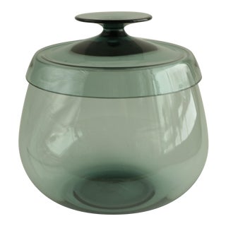 Wilhelm Wagenfeld Turmalin Glass Bonbonnière For Sale