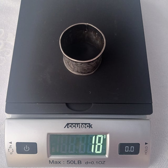 19th C. Imperial 84 Silver & Niello Napkin Ring, Gustav Nykanen For Sale - Image 10 of 10