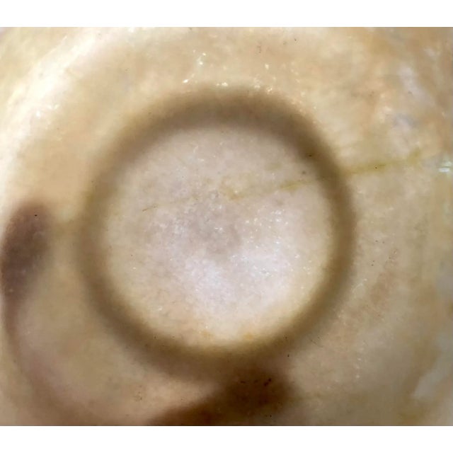 Carved Translucent Stone Bowl For Sale - Image 4 of 5