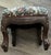 Wood Vintage Early/Mid 20th Victorian Style Mahogany Wood and Upholstered Footstool For Sale - Image 7 of 10