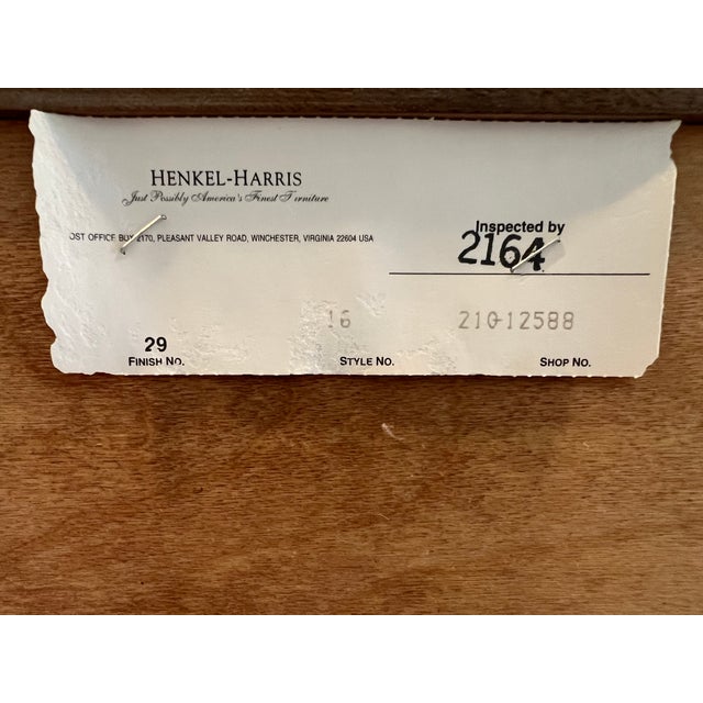 Henkel Harris 116 Bedside Chests (2) in #29 Classic Henkel Mahogany, A Pair For Sale In Columbia, SC - Image 6 of 6