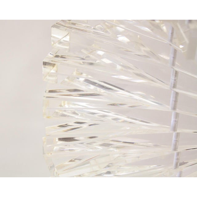 Vintage Acrylic Twist Pedestal For Sale In Indianapolis - Image 6 of 8