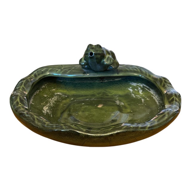 Contemporary Ceramic Frog Fountain For Sale