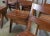 French Dining Chairs, 1960s, Set of 10 For Sale - Image 4 of 8