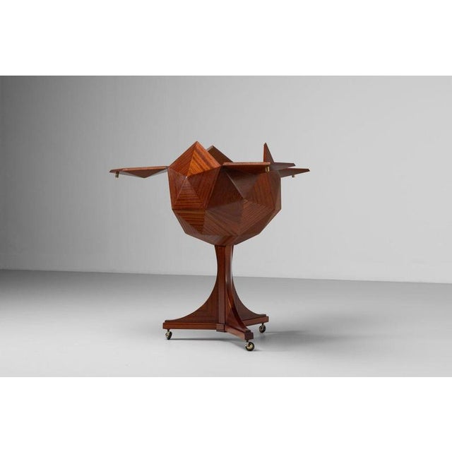 Vuillermoz Polyhedron Bar Cabinet, France, 1960 For Sale - Image 10 of 18