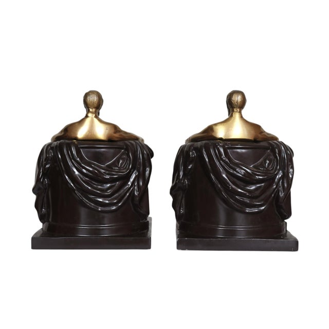 "Lincoln in the Chair" Bookends by Philadelphia Manufacturing Company For Sale - Image 4 of 9