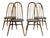 Vintage Windsor Dining Room Chairs by Lucian Ercolani for Ercol, 1980s, Set of 4 For Sale