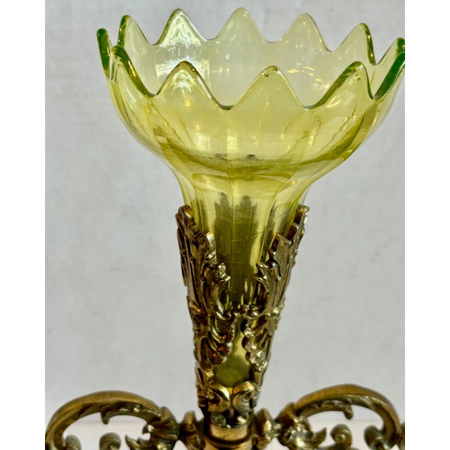 Metal 19th Century French Bronze Epergne For Sale - Image 7 of 12