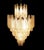 Murano Late 20th Century Huge Italian Murano Glass Chandelier – 85 Amber Drops, 7-Tier, Style For Sale - Image 4 of 10