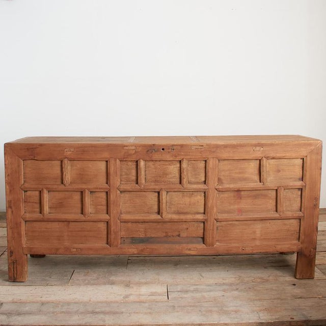 Antique Rustic Elm Haberdashery Kitchen Island Sideboard For Sale - Image 5 of 14