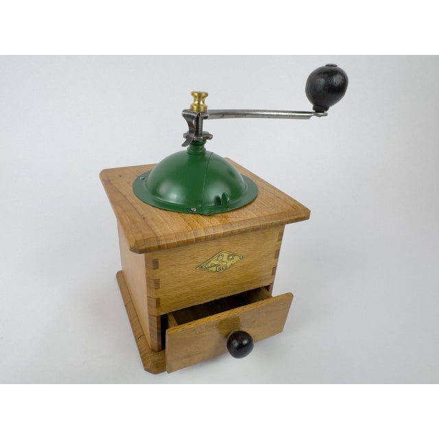 French Provincial Vintage Eg Émile Grulet French Manual Coffee Grinder, 1920s For Sale - Image 3 of 14