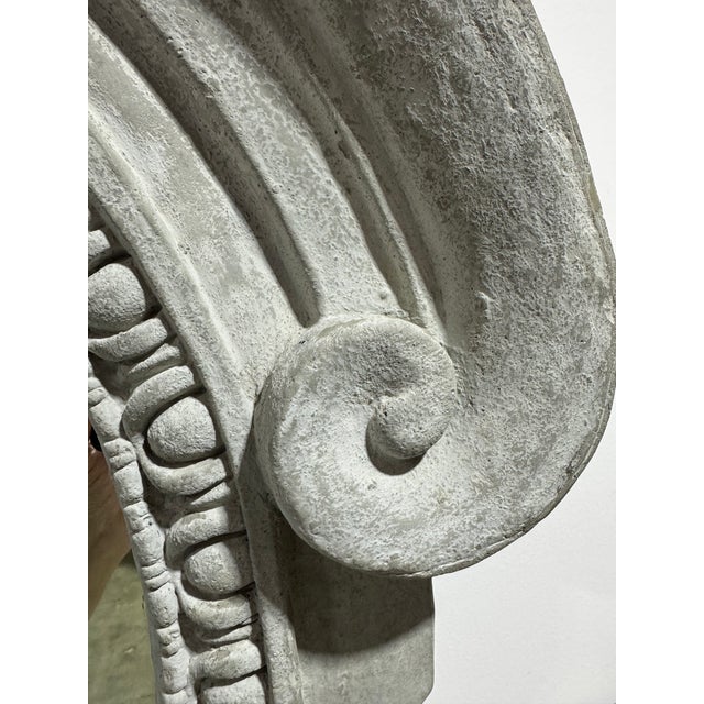 French French Window Mirror in Cement, Suitable for Indoor / Outdoor Use For Sale - Image 3 of 8