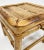 Wood Vintage Square Scorched Bamboo Plant Stand or Riser For Sale - Image 7 of 7