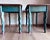 Folk Art Handmade Folk Art Side Tables Nightstands David Marsh/Marsh Fun Co Handpainted Solid Ponderosa Pine Rustic Southwest Cabin Post Modern Memphis Style For Sale - Image 3 of 18