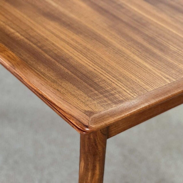 Wood Large Extending Dining Table by Bramin For Sale - Image 7 of 13