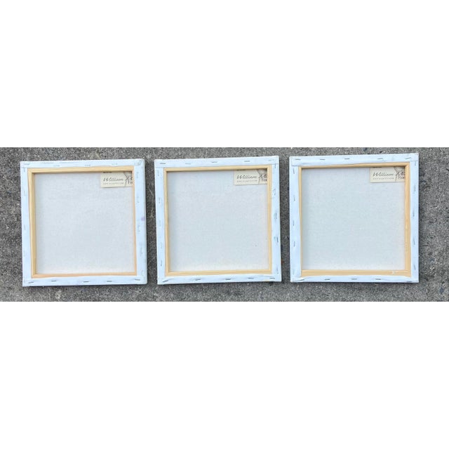 2000 - 2009 Contemporary Small Original Abstract Geometric Paintings -Set of 3 For Sale - Image 5 of 6