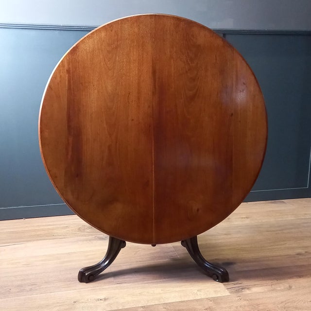 English Tilt-Top Coffee Table, 1840 For Sale - Image 9 of 9