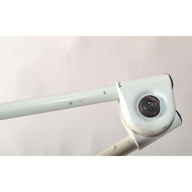 1950s Stilnovo Swing Desk Table Lamp Off White Finish Mid-Century Modern Italy For Sale - Image 9 of 12