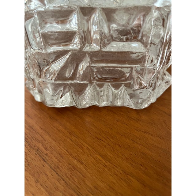 Mid Century Brutalist Skyscraper Glass Lamp Pukeberg Style For Sale - Image 9 of 10