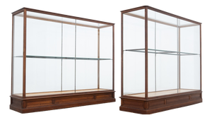 Antique Oak Museum Display Cases, 1910