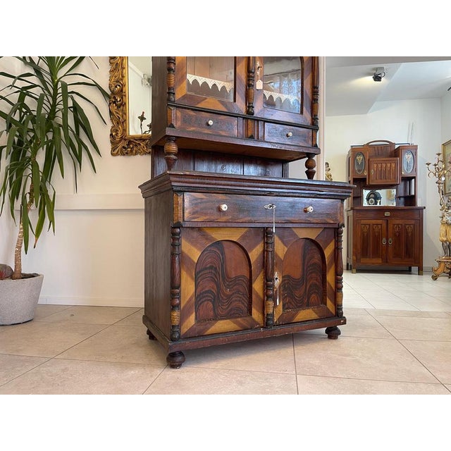 Wilhelminian Style Kitchen Buffet Cabinet For Sale - Image 11 of 14