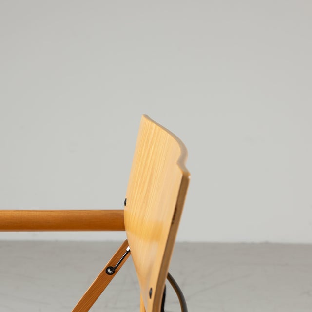 1960s Vintage Light Wood Directors Chairs, 1960, Set of 2 For Sale - Image 5 of 18